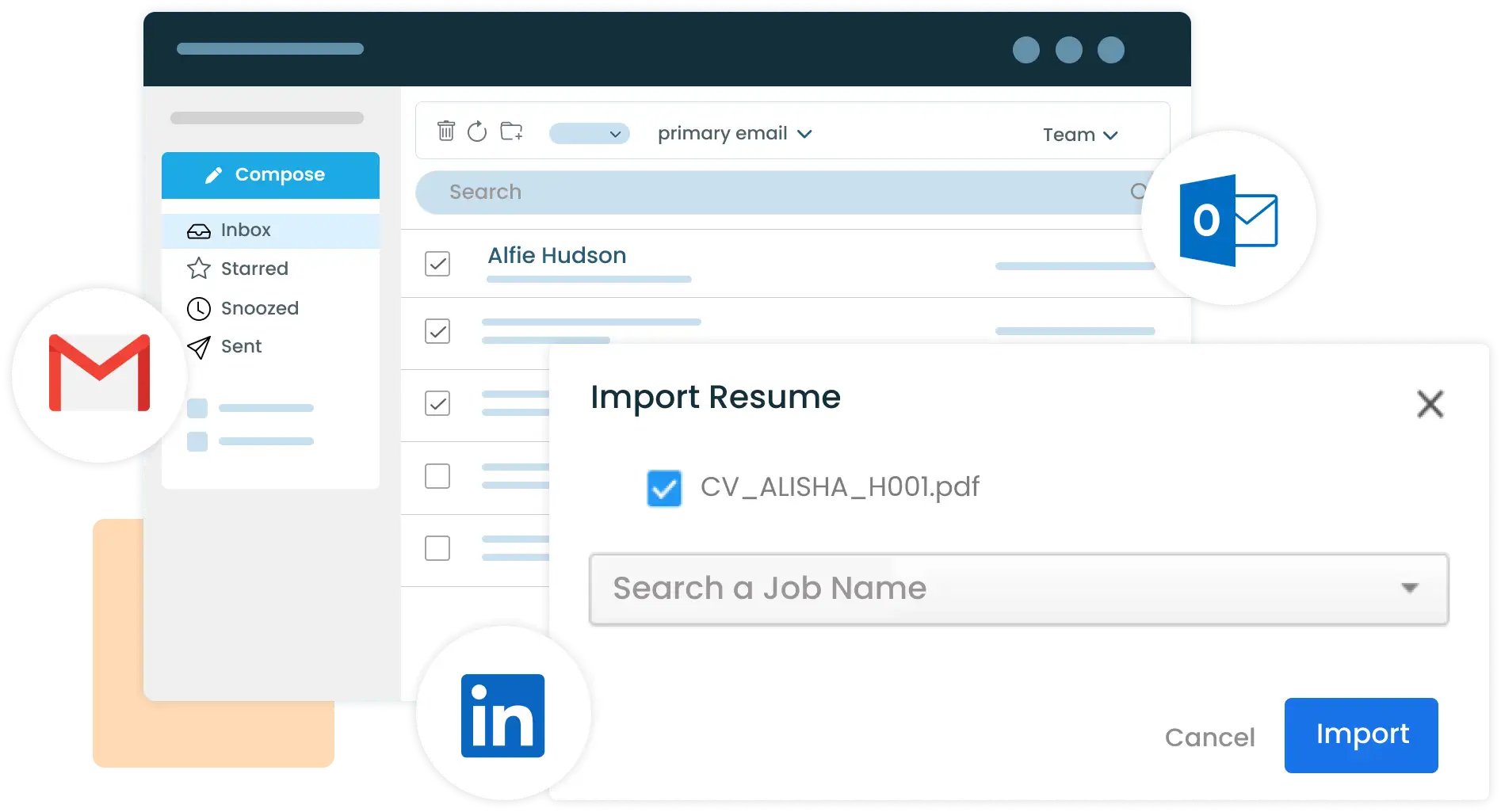 Gmail, Outlook & LinkedIn Plugin