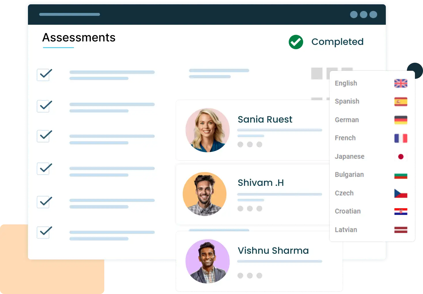 Language-specific Assessments